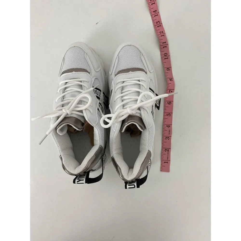 AEWLFTY NWOB Sneakers White Athletic Shoes Mod Contemporary Street Shoes - Size